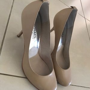 Michael Kors Nude Pumps Pressley Patent Leather
